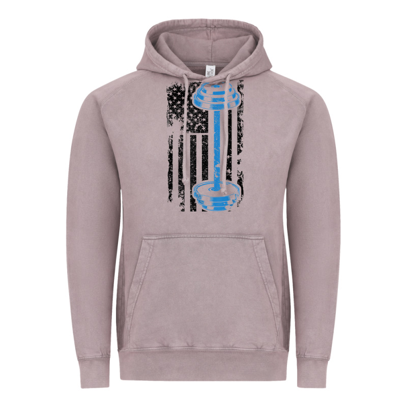 American Flag Gym And Fitness  Weight Lifting Gift T Shirt Vintage Hoodie by linhVisuals | Teevron