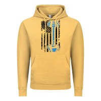 Vintage Mustard american flag gym and fitness  weight lifting gift t shirt Vintage Hoodie - linhVisuals