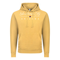 Vintage Mustard lake havasu city, arizona pullover hoodie Vintage Hoodie - linhVisuals
