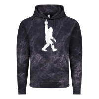 Cloud Black funny bigfoot middle finger for squatch believers t shirt Vintage Hoodie - linhVisuals