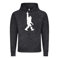 Vintage Black funny bigfoot middle finger for squatch believers t shirt Vintage Hoodie - linhVisuals