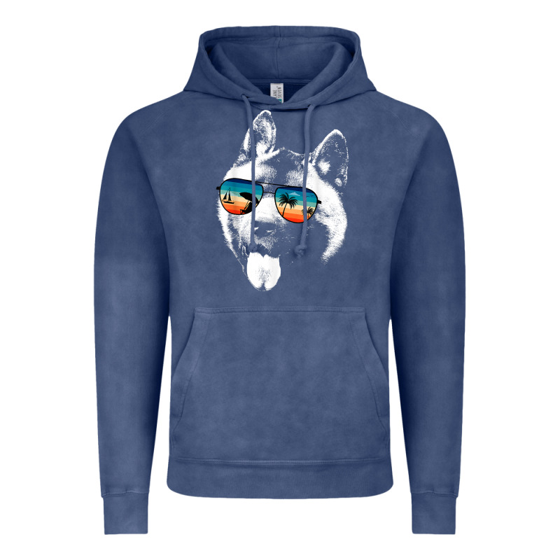 American Akita Shirts With Glasses Sunglasses Retro Style T Shirt Vintage Hoodie by linhVisuals | Teevron