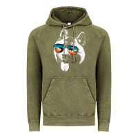 Vintage Olive american akita shirts with glasses sunglasses retro style t shirt Vintage Hoodie - linhVisuals