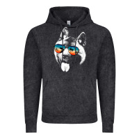 Vintage Black american akita shirts with glasses sunglasses retro style t shirt Vintage Hoodie - linhVisuals