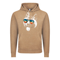 Vintage Coffee american akita shirts with glasses sunglasses retro style t shirt Vintage Hoodie - linhVisuals