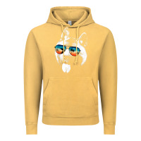 Vintage Mustard american akita shirts with glasses sunglasses retro style t shirt Vintage Hoodie - linhVisuals