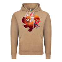 Vintage Coffee turning red Merch Vintage Hoodie - linhVisuals