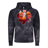 Cloud Black turning red Merch Vintage Hoodie - linhVisuals