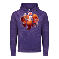 Cloud Purple turning red Merch Vintage Hoodie - linhVisuals