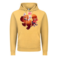 Vintage Mustard turning red Merch Vintage Hoodie - linhVisuals