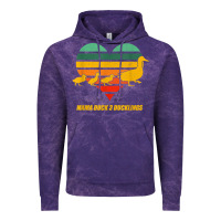 Cloud Purple mama duck mother of 3 duckling funny mom mommy animal lover t shirt Vintage Hoodie - linhVisuals
