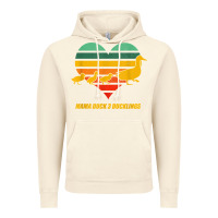 Vintage Artic mama duck mother of 3 duckling funny mom mommy animal lover t shirt Vintage Hoodie - linhVisuals