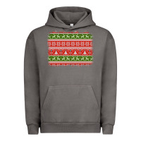 Pigment Tornado knitted christmas reindeer pine tree background Urban Hoodie - Jasminsmagicworld