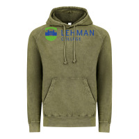 Vintage Olive lehman college Vintage Hoodie - linhVisuals