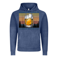 Vintage Denim bourbon goes in wisdom comes out vintage t shirt Vintage Hoodie - linhVisuals