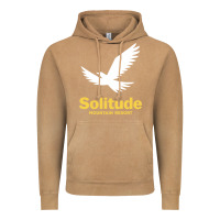 Vintage Camel Solitude Mountain Resort Vintage Hoodie - linhVisuals