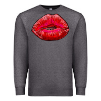 Charcoal Heather kiss Premium Sweatshirt - RanaPortraitStore