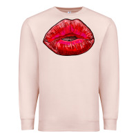 Pale Pink kiss Premium Sweatshirt - RanaPortraitStore