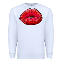 White kiss Premium Sweatshirt - RanaPortraitStore