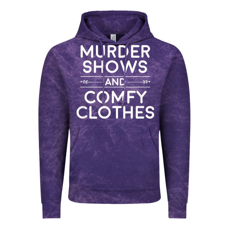 Crime Shows Shirt, Murder Shows And Comfy Clothes T Shirt Vintage Hoodie by linhVisuals | Teevron