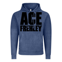 Vintage Denim the-ace-frehley-trouble-walkin-cool Vintage Hoodie - linhVisuals
