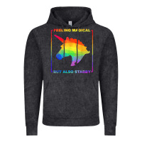 Feeling Magical But Also Stabby Unicorn Rainbow T Shirt Vintage Hoodie | Teevron