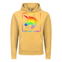 Vintage Mustard feeling magical but also stabby unicorn rainbow t shirt Vintage Hoodie - linhVisuals