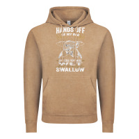 Vintage Coffee mens hands off of my rod bass fishing fisherman t shirt Vintage Hoodie - linhVisuals