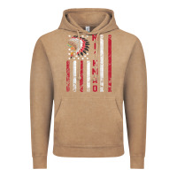 Vintage Coffee mi’kmaq tribe native american flag mi’kmaq heritage related t shir Vintage Hoodie - linhVisuals