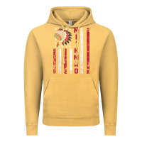 Vintage Mustard mi’kmaq tribe native american flag mi’kmaq heritage related t shir Vintage Hoodie - linhVisuals