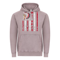 Vintage Zinc mi’kmaq tribe native american flag mi’kmaq heritage related t shir Vintage Hoodie - linhVisuals