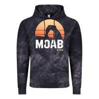 Cloud Black moab utah arches national park vintage retro outdoor hiking pullover h Vintage Hoodie - linhVisuals