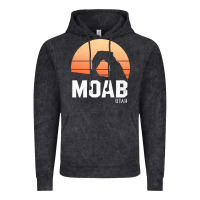 Vintage Black moab utah arches national park vintage retro outdoor hiking pullover h Vintage Hoodie - linhVisuals
