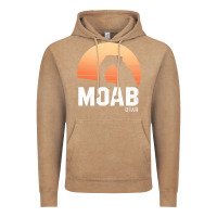 Vintage Coffee moab utah arches national park vintage retro outdoor hiking pullover h Vintage Hoodie - linhVisuals