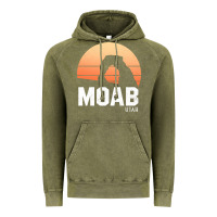 Moab Utah Arches National Park Vintage Retro Outdoor Hiking Pullover H Vintage Hoodie | Teevron