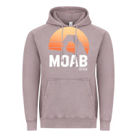 Vintage Zinc moab utah arches national park vintage retro outdoor hiking pullover h Vintage Hoodie - linhVisuals