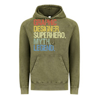 Vintage Olive funny graphic designer t shirt Vintage Hoodie - linhVisuals