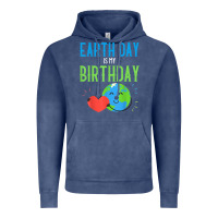 Vintage Denim earth day is my birthday shirt pro environment party gift t shirt Vintage Hoodie - linhVisuals