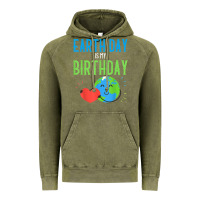 Vintage Olive earth day is my birthday shirt pro environment party gift t shirt Vintage Hoodie - linhVisuals