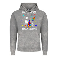 Cloud Rock autism dad you will never walk alone support autism son t shirt Vintage Hoodie - linhVisuals