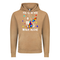 Vintage Camel autism dad you will never walk alone support autism son t shirt Vintage Hoodie - linhVisuals