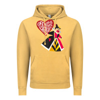 Vintage Mustard alice in wonderland queen of hearts off with their heads tank top Vintage Hoodie - linhVisuals