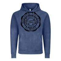 Vintage Denim wheaton college illinois Vintage Hoodie - linhVisuals