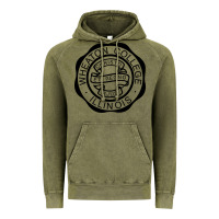 Vintage Olive wheaton college illinois Vintage Hoodie - linhVisuals