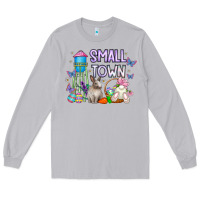 Moon Dust Small Town Easter Day Long Sleeve Tee - CowhideDigitalArt