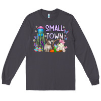 Smoke Small Town Easter Day Long Sleeve Tee - CowhideDigitalArt