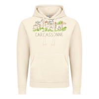 Vintage Artic carcassonne france unique hand drawn art gift men women t shirt Vintage Hoodie - linhVisuals