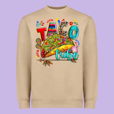 Taco Tribe Heavyweight Sweatshirt Designed By Ranaportraitstore