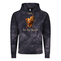 Cloud Black can i pet dat dawg funny dog dachshund lover doxie gift t shirt Vintage Hoodie - linhVisuals