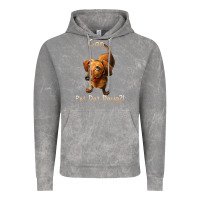 Cloud Rock can i pet dat dawg funny dog dachshund lover doxie gift t shirt Vintage Hoodie - linhVisuals